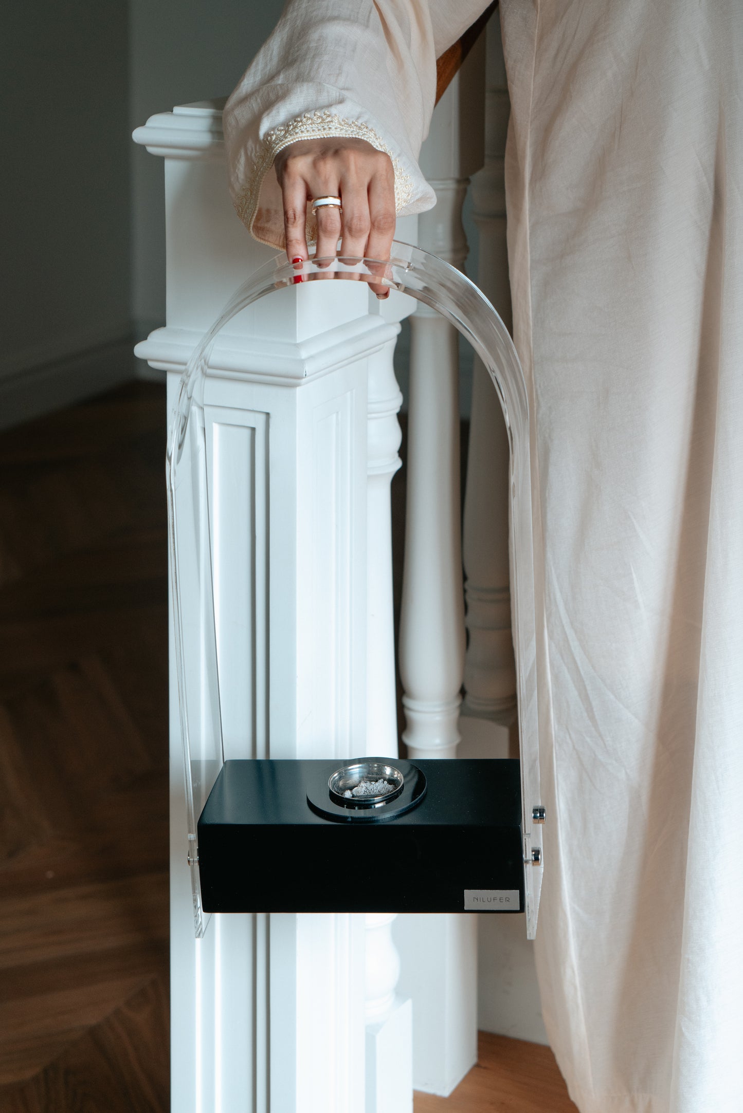 مبخر خشب مستطيل