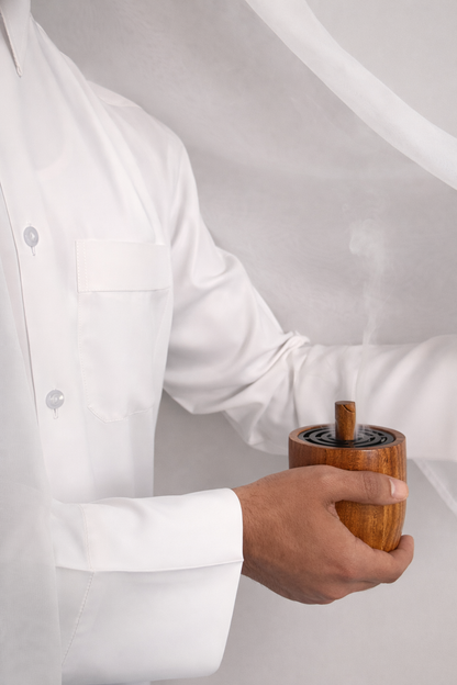 Handcrafted Wood Mubkhar